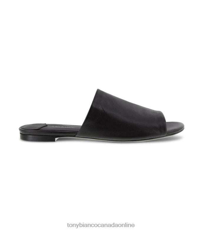 Sandals| Tony Bianco Women Havier Flats H0FJ666 Black Sheep Nappa