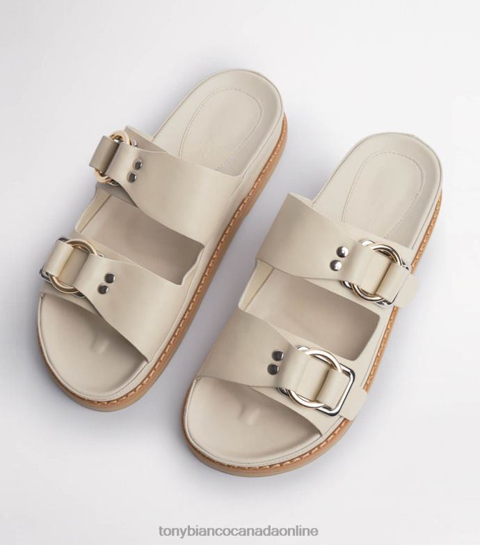 Sandals| Tony Bianco Women Hunter Sandals H0FJ619 Vanilla Capretto