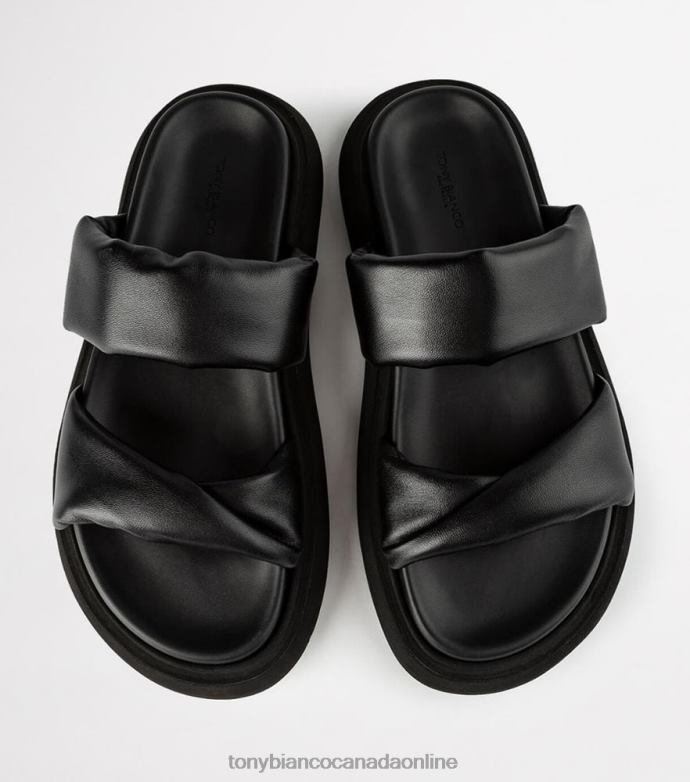 Sandals| Tony Bianco Women June Sandals H0FJ639 Black Nappa