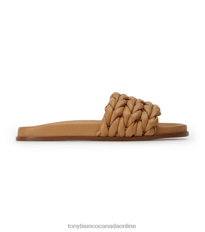 Sandals| Tony Bianco Women Layton Sandals H0FJ637 Biscuit Nappa