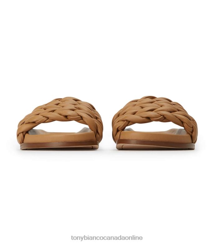 Sandals| Tony Bianco Women Layton Sandals H0FJ637 Biscuit Nappa