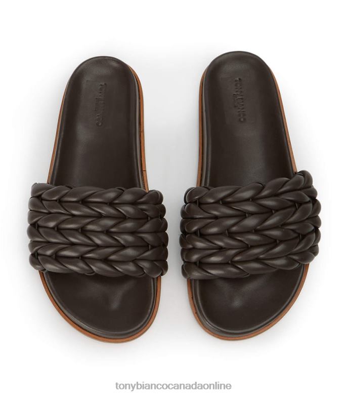Sandals| Tony Bianco Women Layton Sandals H0FJ663 Chocolate Nappa