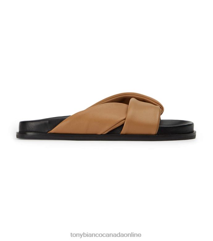 Sandals| Tony Bianco Women Lora Sandals H0FJ634 Biscuit Nappa
