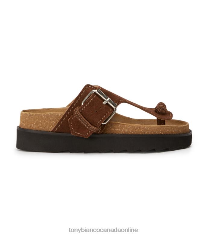 Sandals| Tony Bianco Women Marlo Sandals H0FJ661 Choc Suede