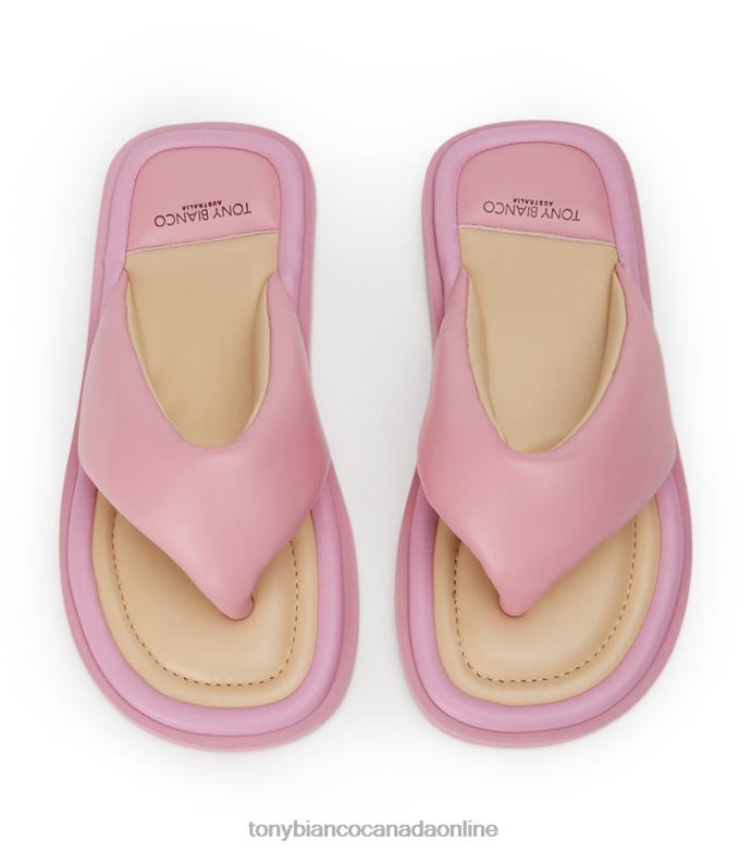 Sandals| Tony Bianco Women Nikki Flats H0FJ654 Musk Nappa