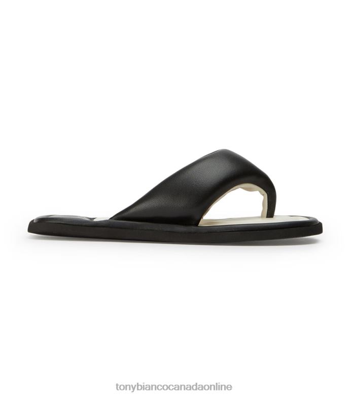 Sandals| Tony Bianco Women Nikki Flats H0FJ655 Black Nappa