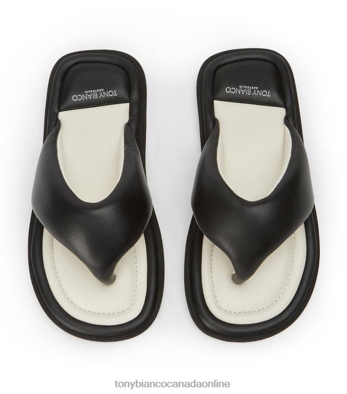 Sandals| Tony Bianco Women Nikki Flats H0FJ655 Black Nappa