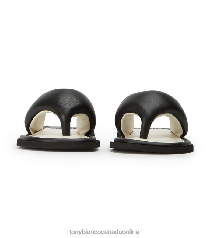 Sandals| Tony Bianco Women Nikki Flats H0FJ655 Black Nappa