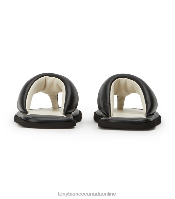 Sandals| Tony Bianco Women Nikki Flats H0FJ655 Black Nappa