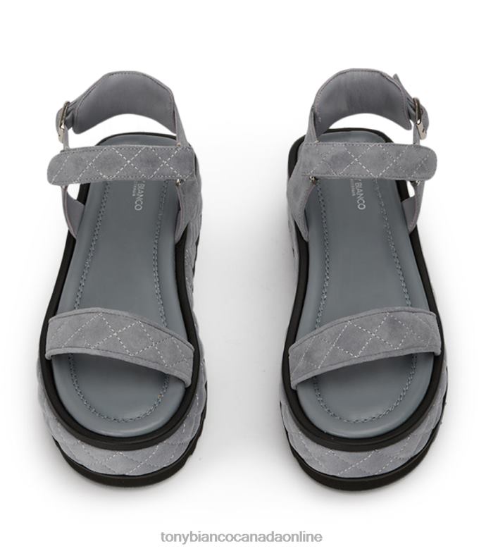 Sandals| Tony Bianco Women Zahara Sandals H0FJ605 Steel Grey Suede
