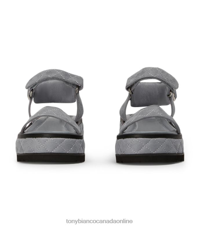 Sandals| Tony Bianco Women Zahara Sandals H0FJ605 Steel Grey Suede