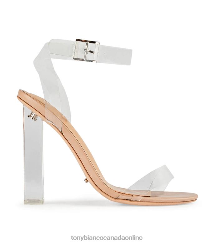 Block Heels| Tony Bianco Women Kiki Heels H0FJ226 Clear Vinylite/Skin Capretto