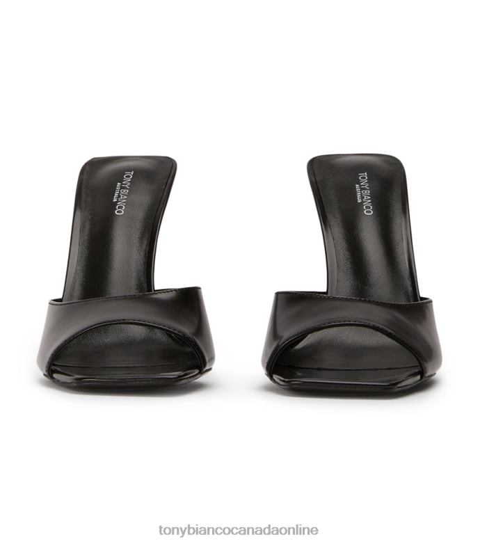 Block Heels| Tony Bianco Women Naja Heels H0FJ223 Black Hi Shine/Clear