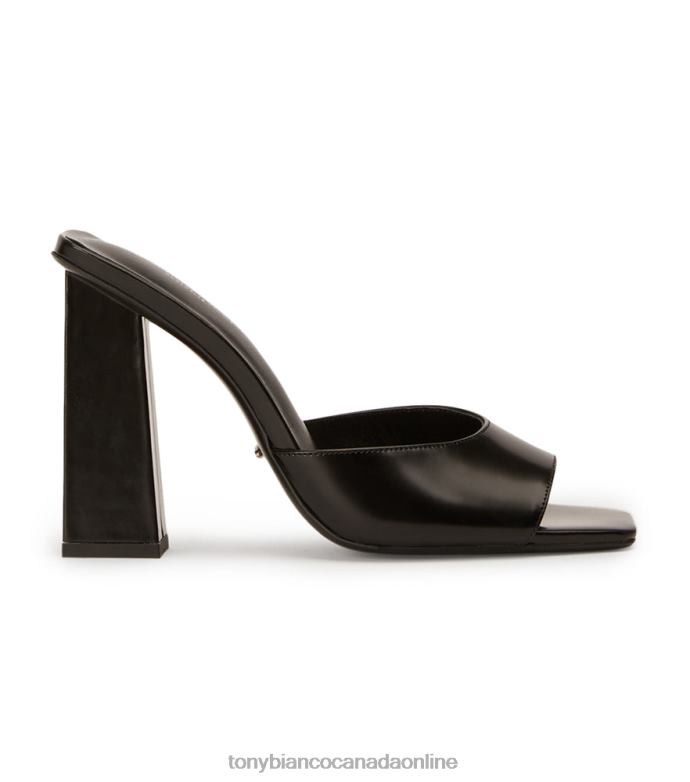 Block Heels| Tony Bianco Women Naja Heels H0FJ224 Black Hi Shine