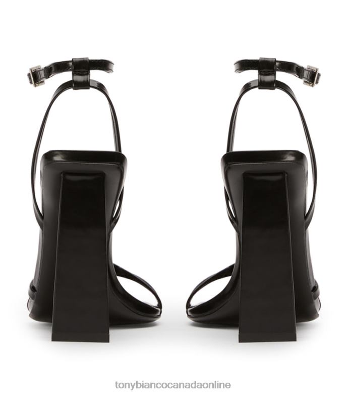 Block Heels| Tony Bianco Women Nix Heels H0FJ222 Black Hi Shine