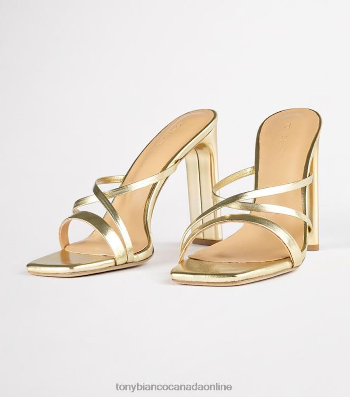 Bridal Shoes| Tony Bianco Women Fior Heels H0FJ351 Gold Nappa Metallic