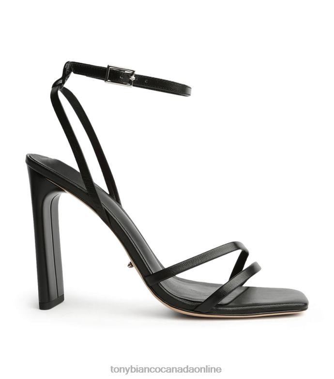 Strappy Heels| Tony Bianco Women Fiance Heels H0FJ367 Black Kid