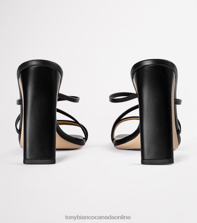Strappy Heels| Tony Bianco Women Fior Heels H0FJ369 Black Kid