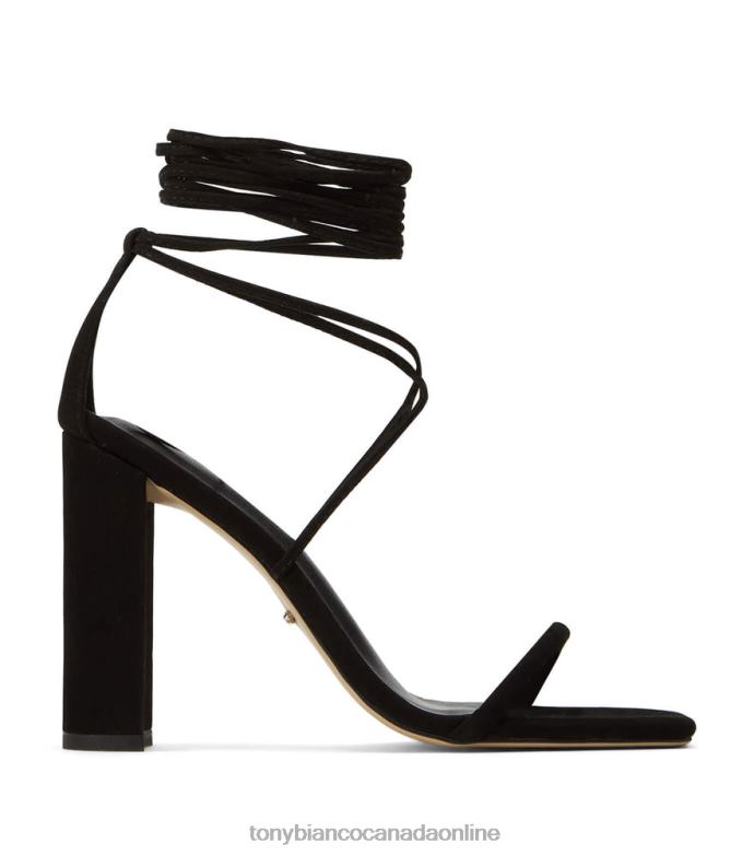 Strappy Heels| Tony Bianco Women Flute Heels H0FJ372 Black Phoenix