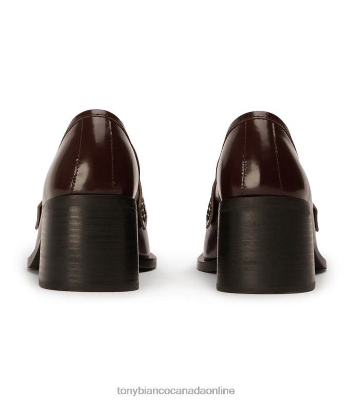 Heeled Loafers| Tony Bianco Women Lomax Casual Shoes H0FJ358 Vino Hi Shine