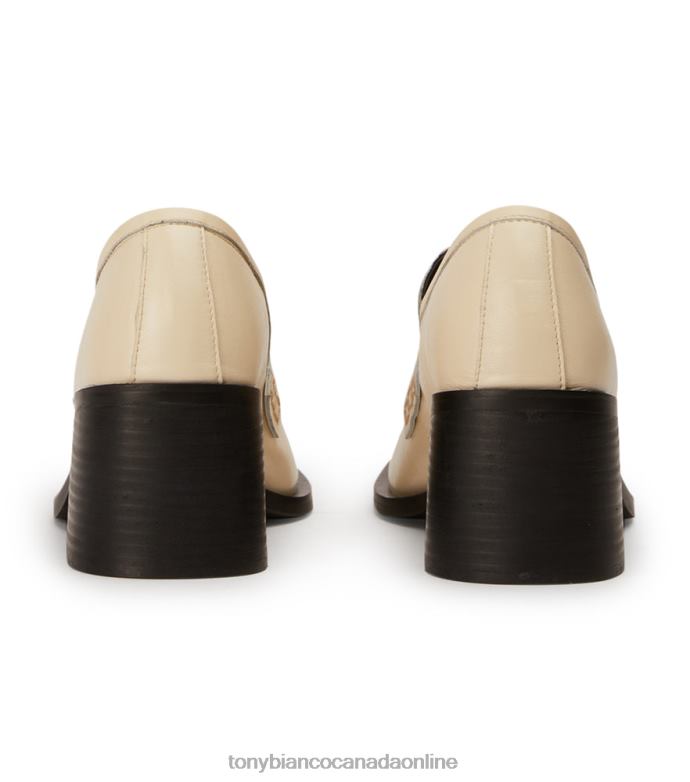 Heeled Loafers| Tony Bianco Women Lomax Casual Shoes H0FJ360 Ecru Venice