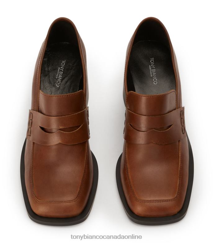 Heeled Loafers| Tony Bianco Women Lomax Casual Shoes H0FJ361 Cognac