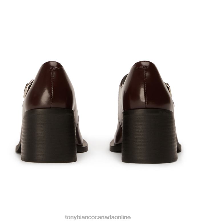 Heeled Loafers| Tony Bianco Women Loure Casual Shoes H0FJ355 Vino Hi Shine