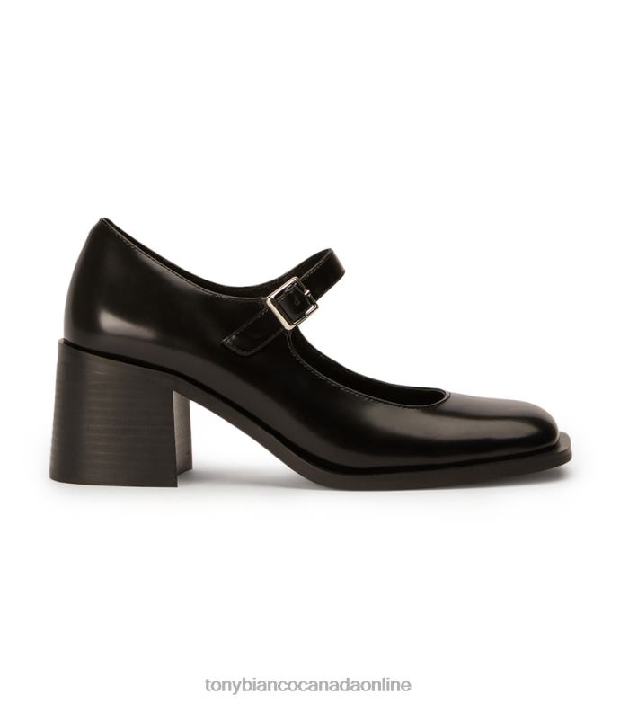 Heeled Loafers| Tony Bianco Women Loure Casual Shoes H0FJ356 Black Hi Shine