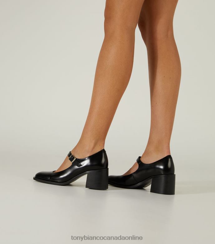 Heeled Loafers| Tony Bianco Women Loure Casual Shoes H0FJ356 Black Hi Shine