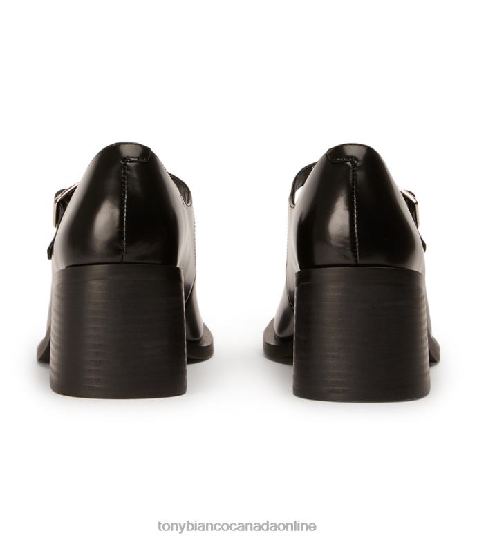 Heeled Loafers| Tony Bianco Women Loure Casual Shoes H0FJ356 Black Hi Shine