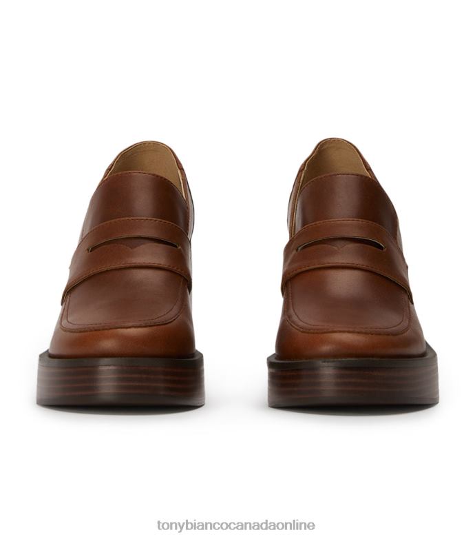 Heeled Loafers| Tony Bianco Women Taranto Casual Shoes H0FJ365 Cognac
