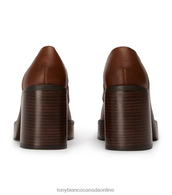 Heeled Loafers| Tony Bianco Women Taranto Casual Shoes H0FJ365 Cognac