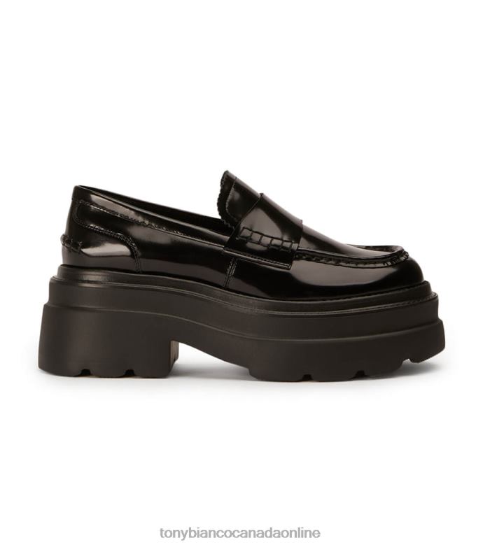 Heeled Loafers| Tony Bianco Women Zomp Casual Shoes H0FJ363 Black Hi Shine