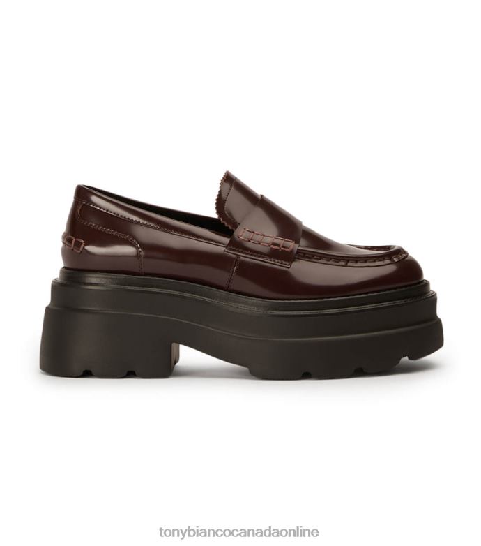 Heeled Loafers| Tony Bianco Women Zomp Casual Shoes H0FJ364 Vino Hi Shine