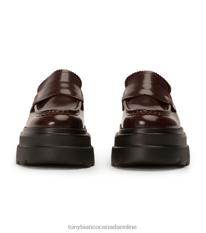 Heeled Loafers| Tony Bianco Women Zomp Casual Shoes H0FJ364 Vino Hi Shine