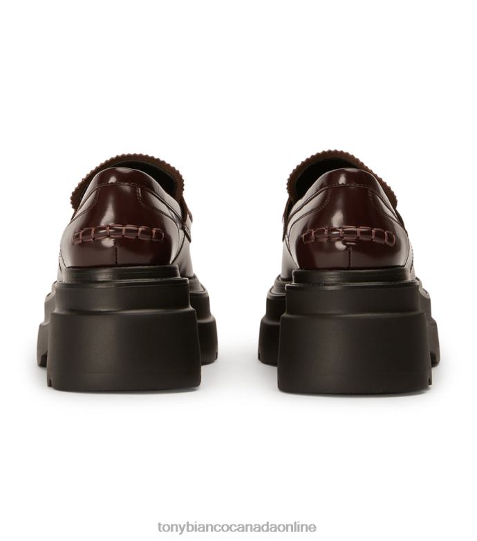 Heeled Loafers| Tony Bianco Women Zomp Casual Shoes H0FJ364 Vino Hi Shine