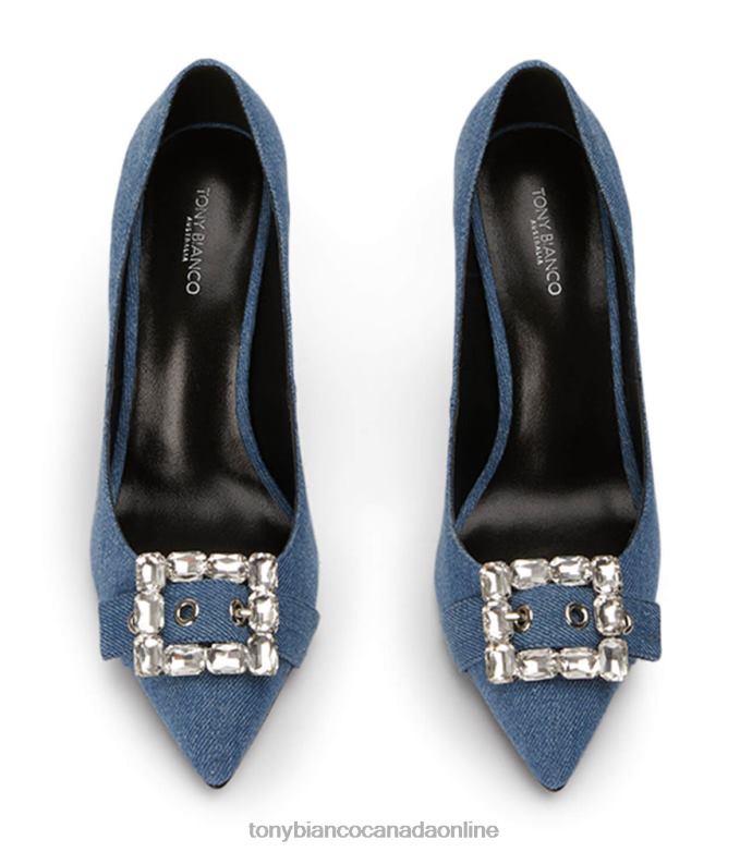 Bling Heels| Tony Bianco Women Abbey Heels H0FJ296 Washed Denim