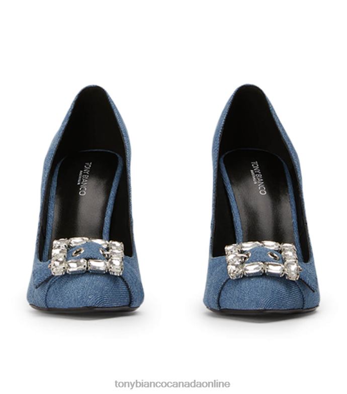 Bling Heels| Tony Bianco Women Abbey Heels H0FJ296 Washed Denim