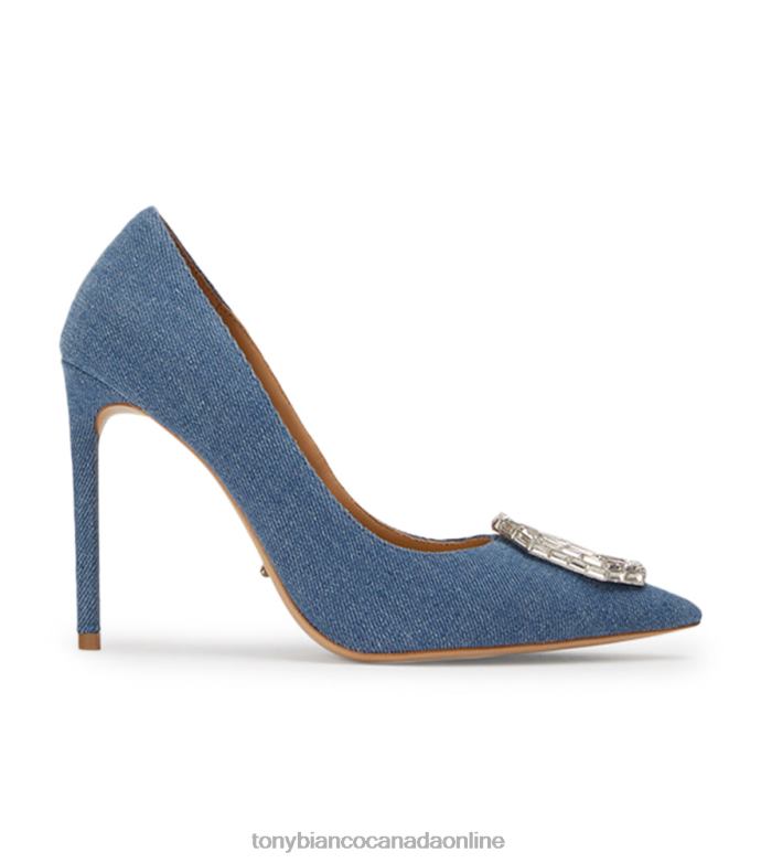 Bling Heels| Tony Bianco Women Alison Heels H0FJ295 Washed Denim