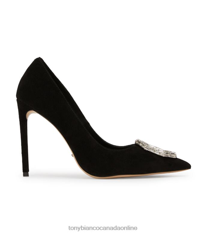 Bling Heels| Tony Bianco Women Alison Heels H0FJ297 Black Suede