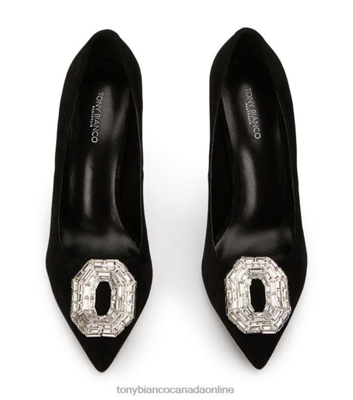 Bling Heels| Tony Bianco Women Alison Heels H0FJ297 Black Suede