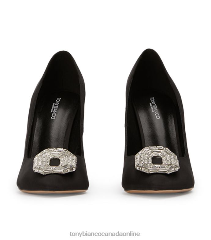 Bling Heels| Tony Bianco Women Alison Heels H0FJ298 Black Satin