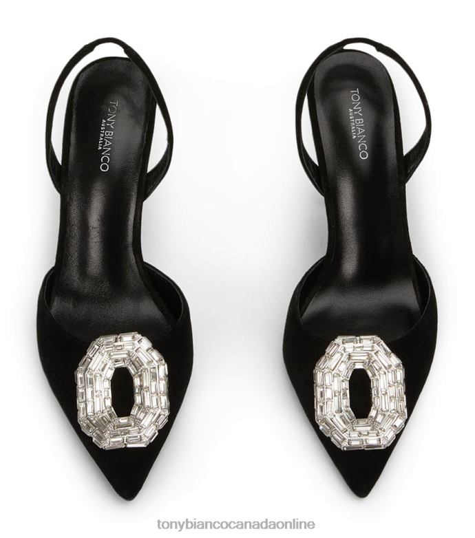 Bling Heels| Tony Bianco Women Arma Heels H0FJ294 Black Suede