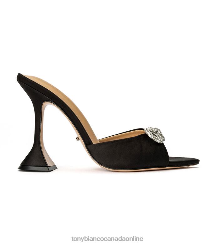 Bling Heels| Tony Bianco Women Montana Heels H0FJ304 Black Satin