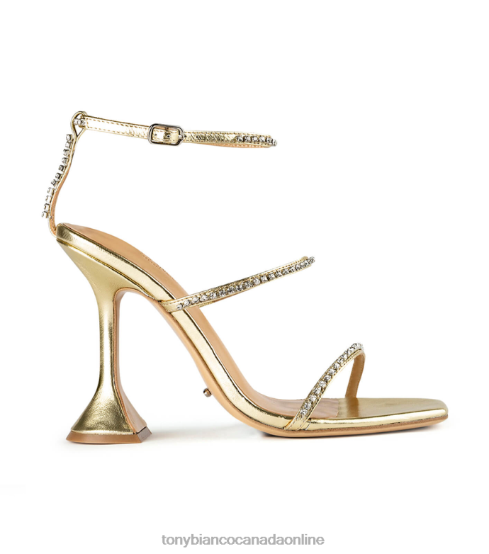 Bling Heels| Tony Bianco Women Skye Heels H0FJ312 Gold Nappa Metallic