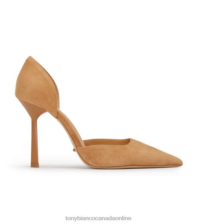 Court Shoes| Tony Bianco Women Gala Heels H0FJ319 Butterscotch Suede