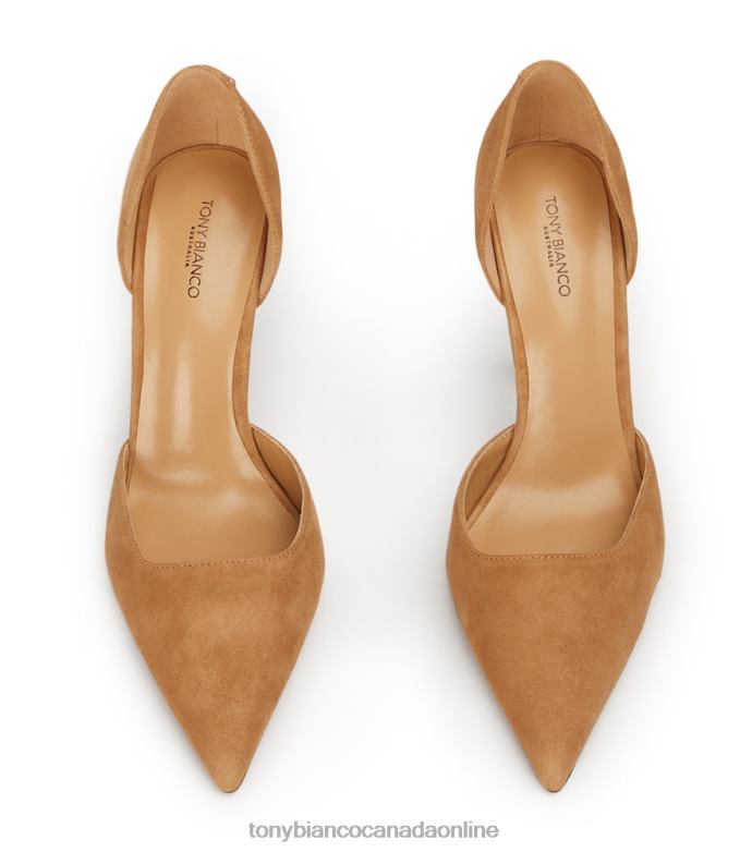 Court Shoes| Tony Bianco Women Gala Heels H0FJ319 Butterscotch Suede