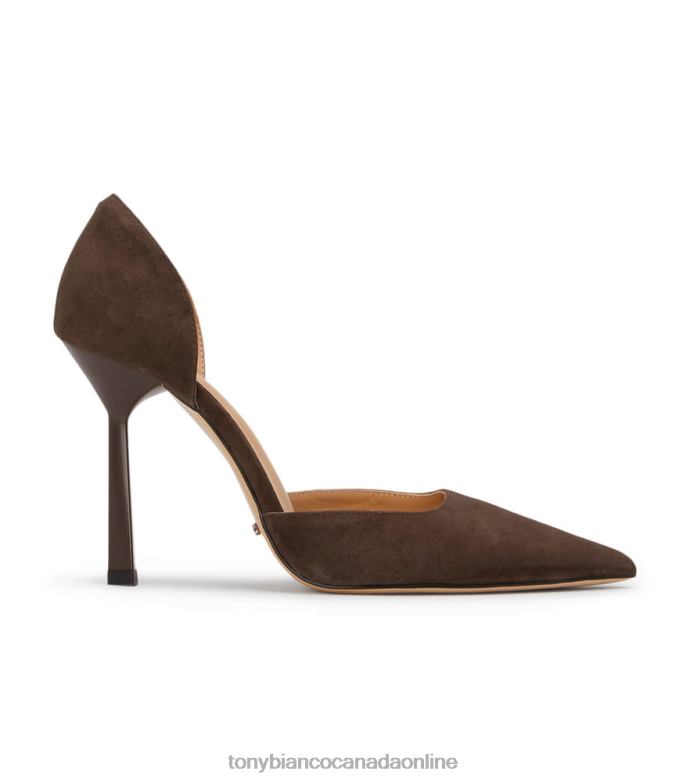 Court Shoes| Tony Bianco Women Gala Heels H0FJ320 Espresso Suede