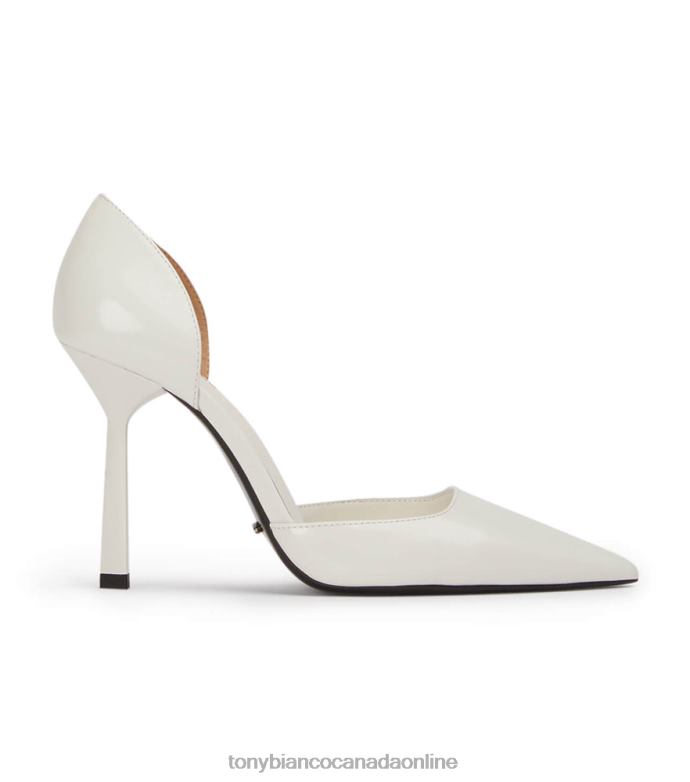 Court Shoes| Tony Bianco Women Gala Heels H0FJ322 White Hi Shine