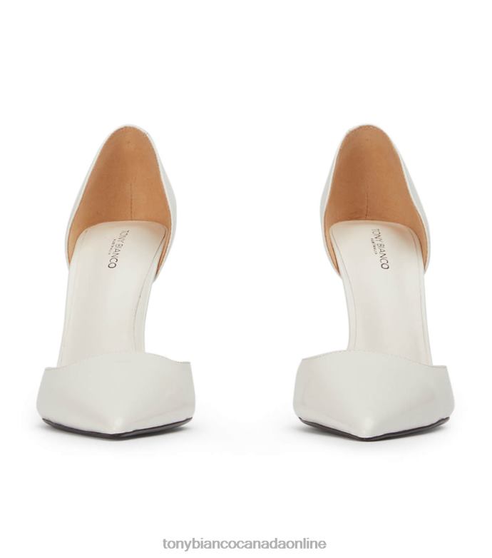 Court Shoes| Tony Bianco Women Gala Heels H0FJ322 White Hi Shine